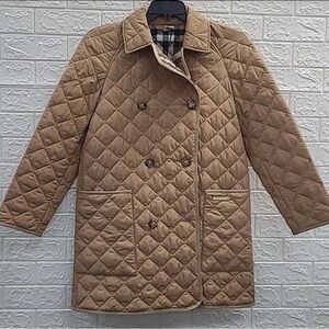 Burberry Tan Quilted Coat NWT USL